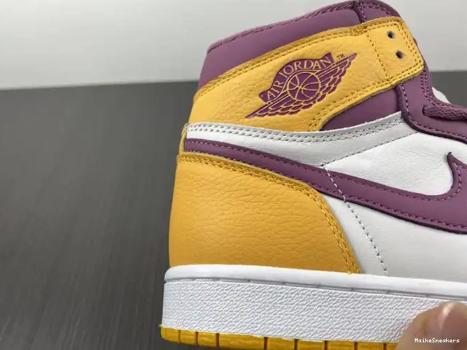 MaikeSneakers 555088-706 Jordan Air High 1 OG Brotherhood 0529